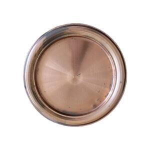 VTG Copper Charger/ Serving Tray 12 Inch West Bend Patina Primitive Decor USA